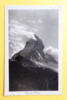 Ansichtkarte, Matterhorn Fotokarte, Orage sur le Cervin,