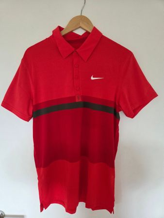 Nike Roger Federer RF Australian Open 2012 Polo Rot Gr.M NEU