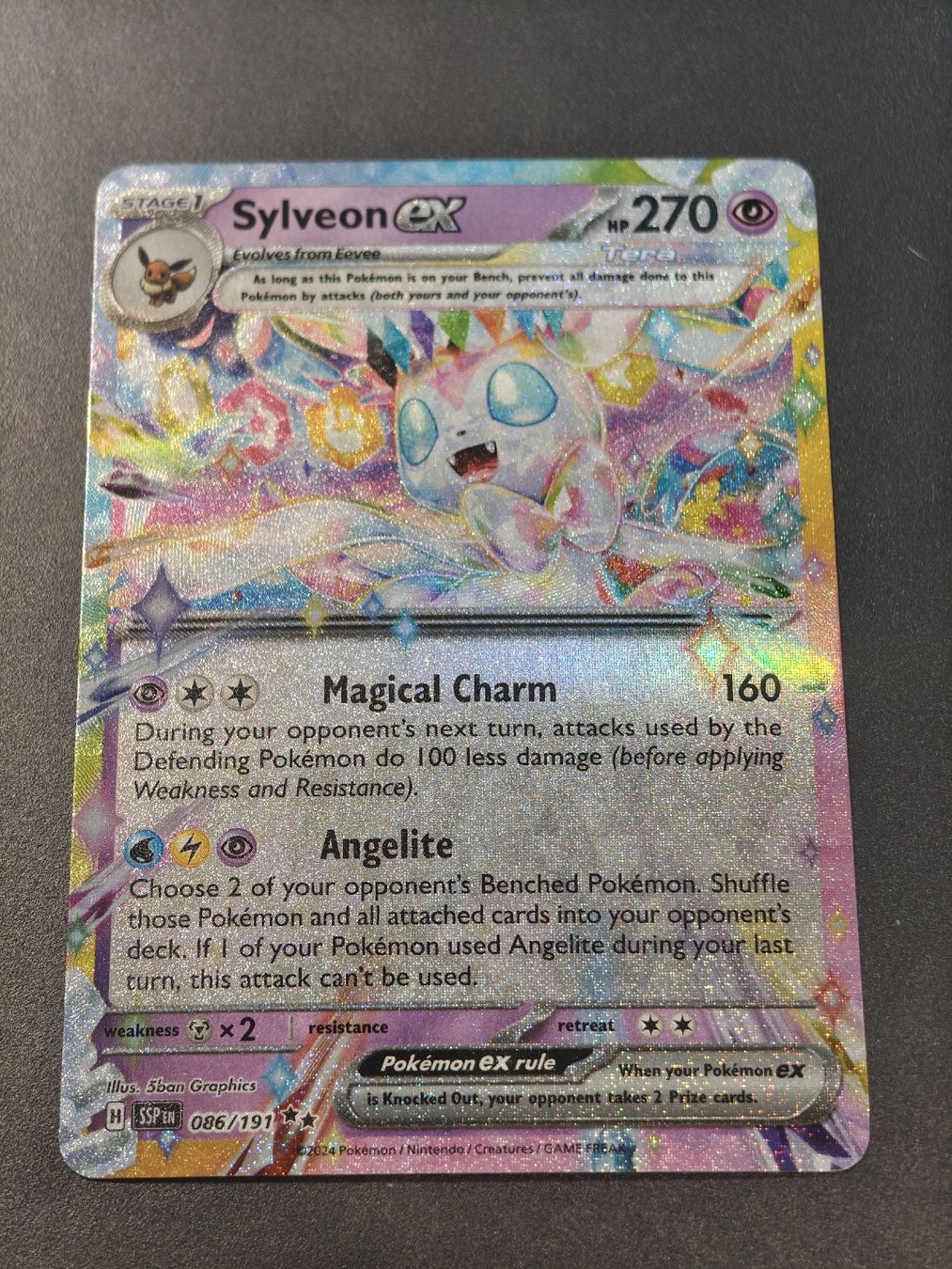 Pokémon Carte collezionabili: Sylveon EX 086/191 EN – Nuovo (secondo la descrizione) da Therwil venduto da Cordachu_Trade