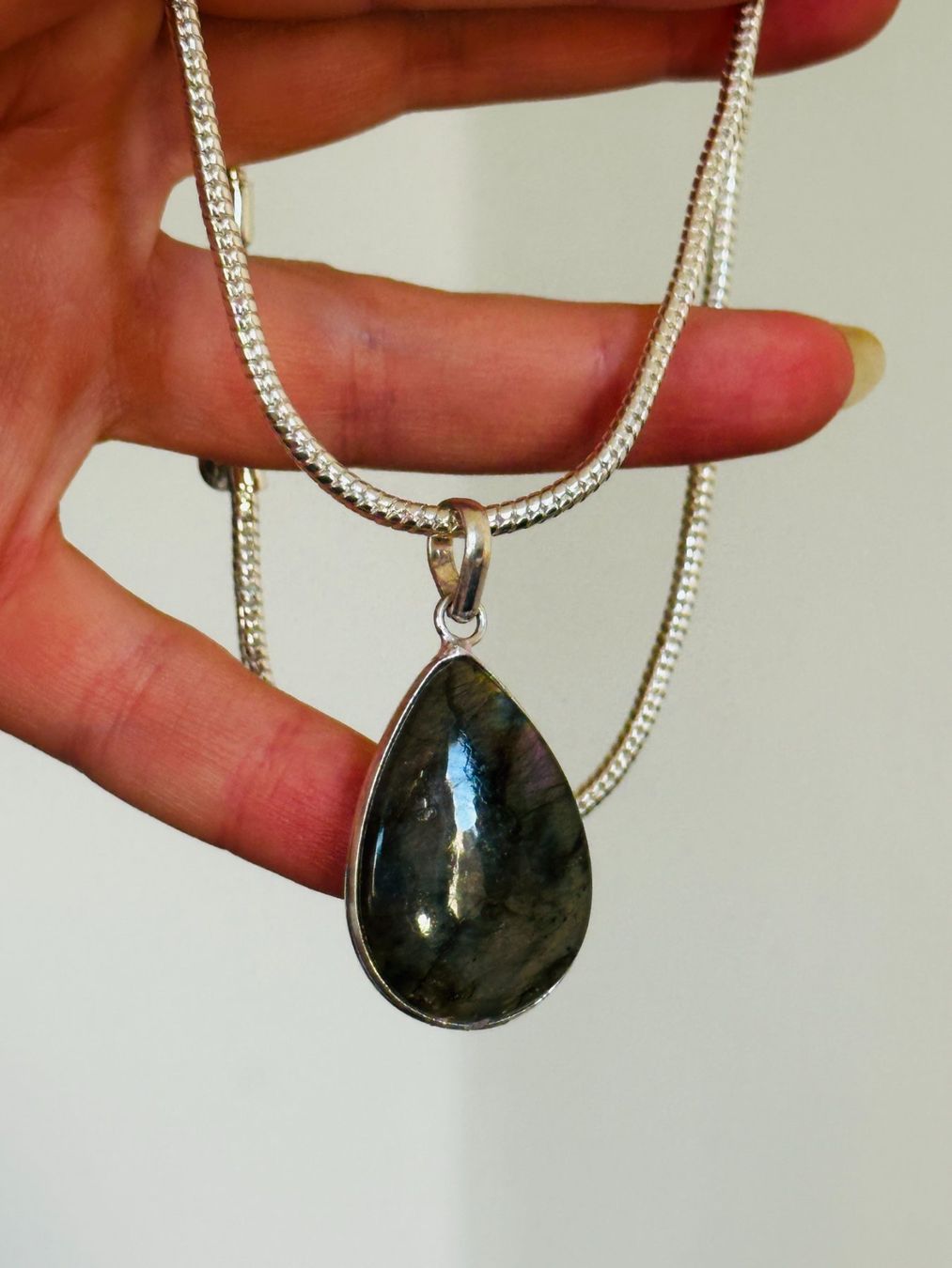 Catenine: Labradorite necklace – Nuovo e nell'imballaggio originale da Genève venduto da AGBERG 5