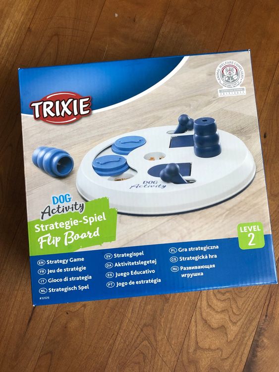 Dog Activity Hundespiel Trixie Flip Board Strategiespiel Kaufen auf