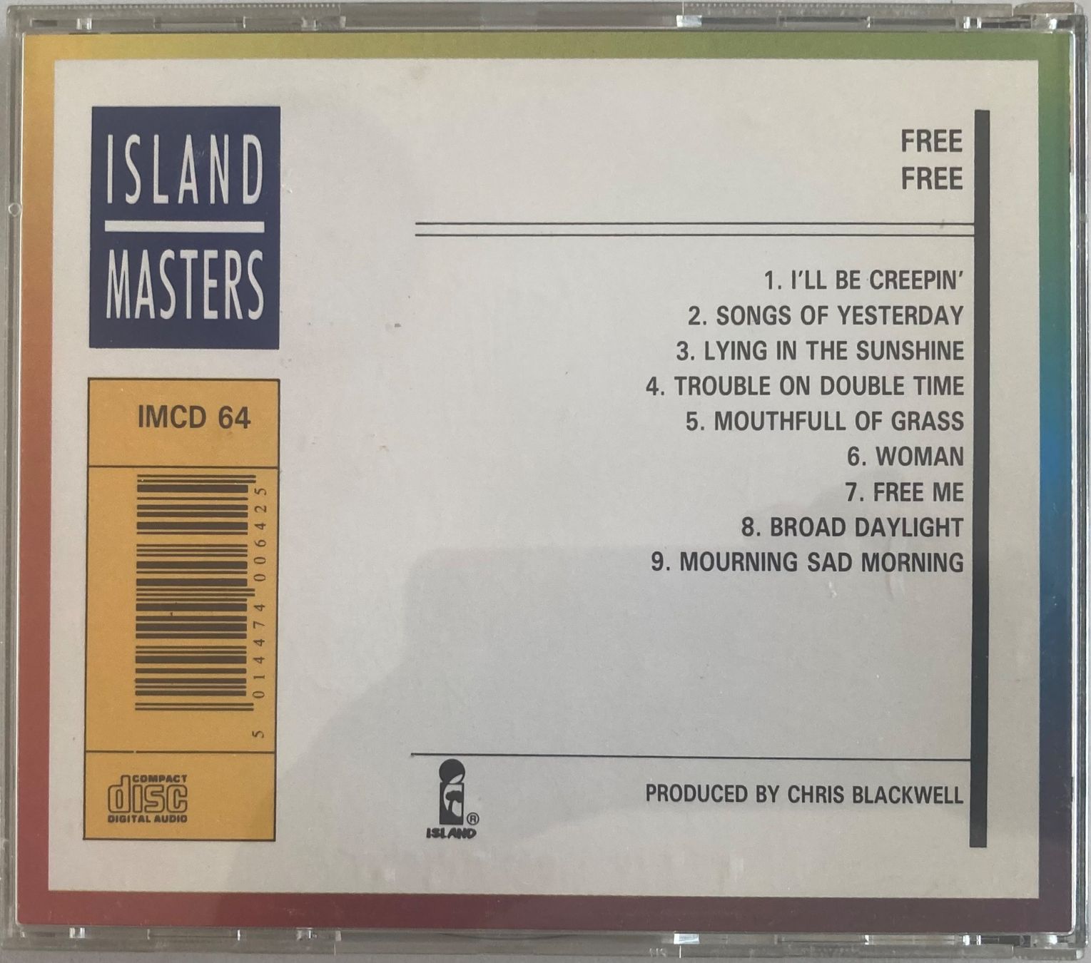 CDs: FREE - FREE – D'occasion à Poliez-Pittet par Newtown-Records 1
