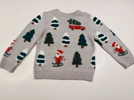 Winterlicher Kinderpullover , Grösse 110/116