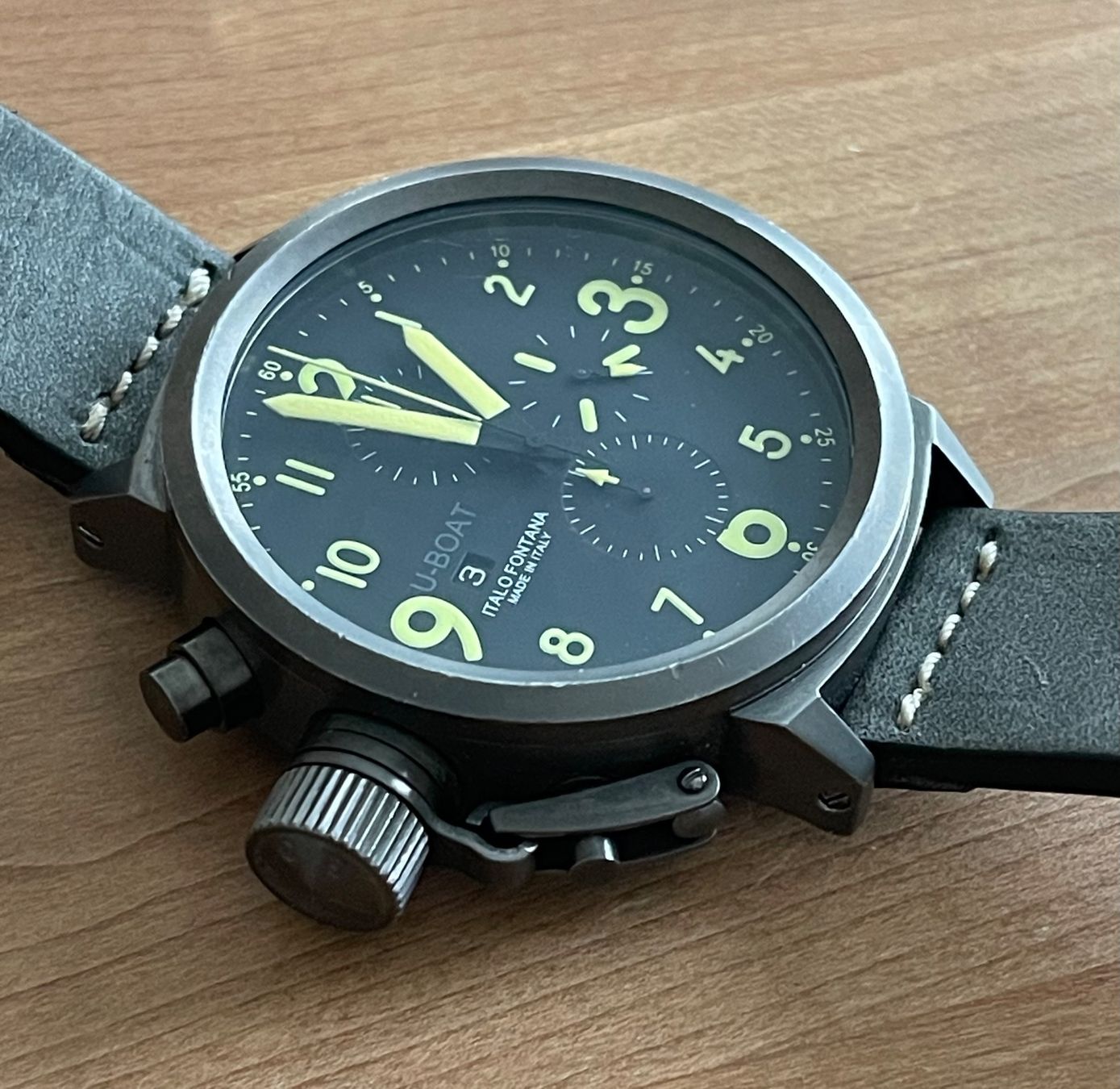 Orologi: U-BOAT Flightdeck U7750/50 Automatic Chronograph Ref. 5298 – Usato da Embrach venduto da Canderau 8