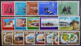 Anguilla British Lot mit alten Werten II