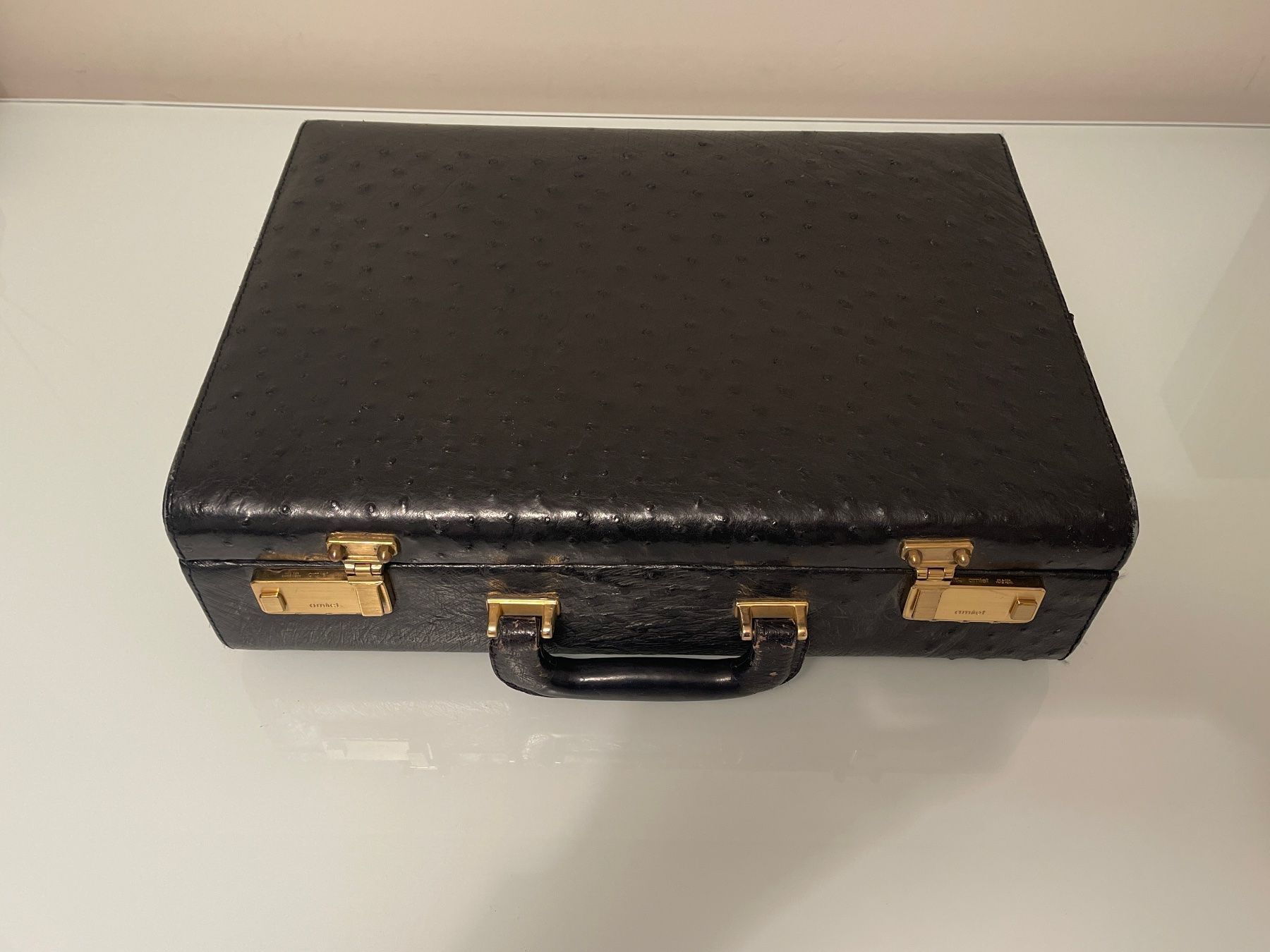 Koffer & Taschen: Aktentasche in Straussenleder – Gebraucht aus Zürich von SWKA