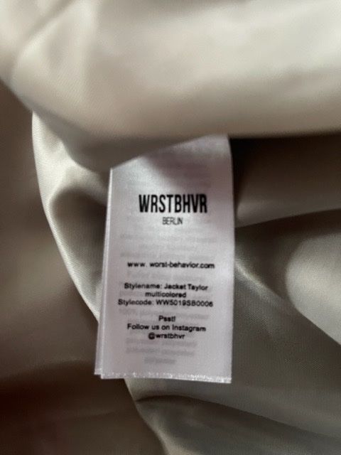 Giacche: WORST BEHAVIOR BERLIN JACKE – Nuovo (secondo la descrizione) da Zürich venduto da STYLEHAUS 7
