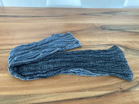 Schöner Wende Schal, blau , gemustert Frühlingshaft