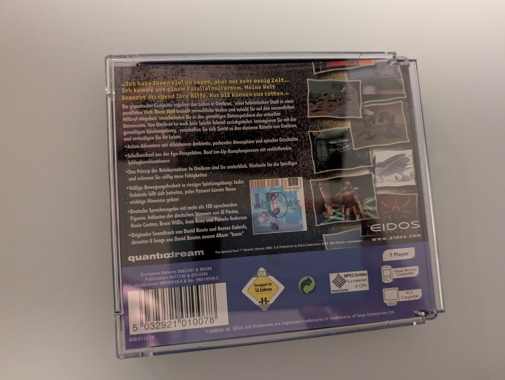 Sega Giochi: The Nomad Soul (Dreamcast) – Usato da Winterthur venduto da sax8400 2