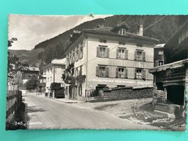 Postkarte Disentis "Alkoholfreies Restaurant Sontget“