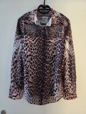 Leoparden Guess Bluse Gr. S