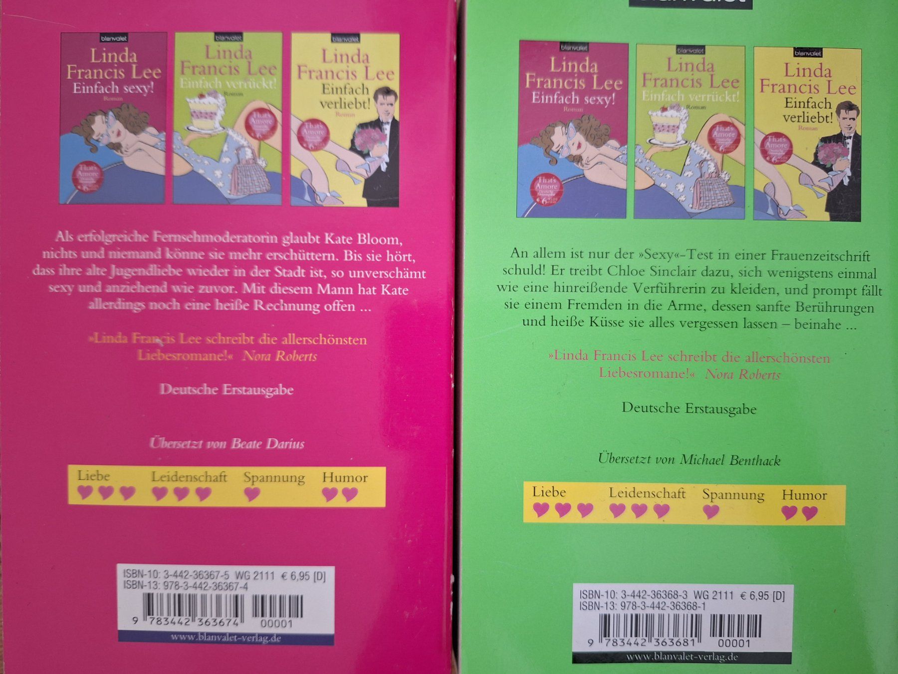 Libri: 3er Set Bücher von Linda Francis Lee – Usato da Thun venduto da Nalu02 1