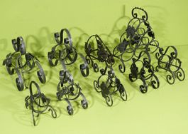 9 Schmiedeeisen Flaschenhalter für 14 Flaschen