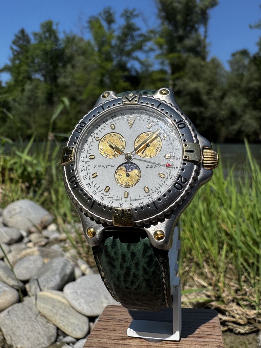 Zenith Orologi: Zenith Defy Chronograph Mondphase Quartz – Usato da Zollikofen venduto da Comcast 8