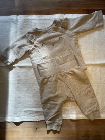 H&M Baby Set Gr. 62, Beige, Top Zustand!