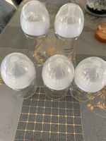 Lot de 5 biberons Philips Avent en verre  Neufs