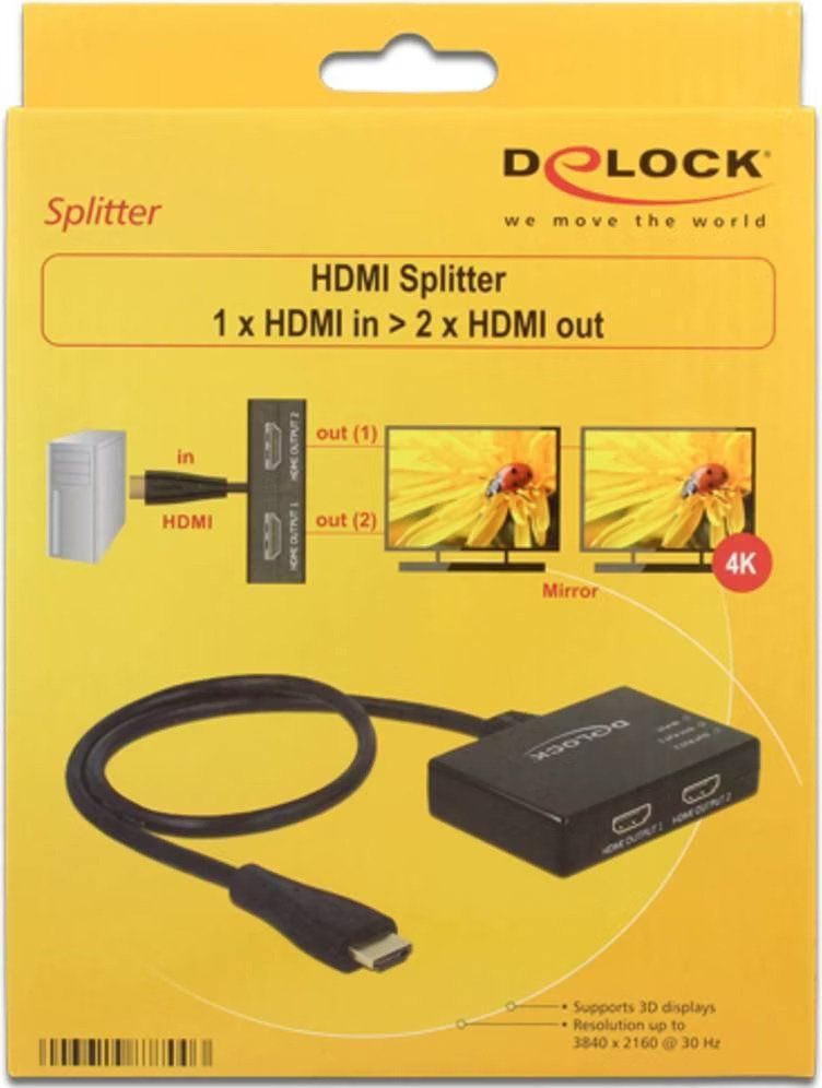 Adattatori: Delock Monitorsplitter HDMI – Nuovo (secondo la descrizione) da Zürich venduto da psoluch 4