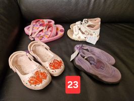 Lot de 4 paires chaussures fille été 23