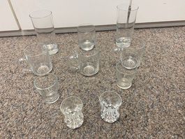 Diverse Gläser