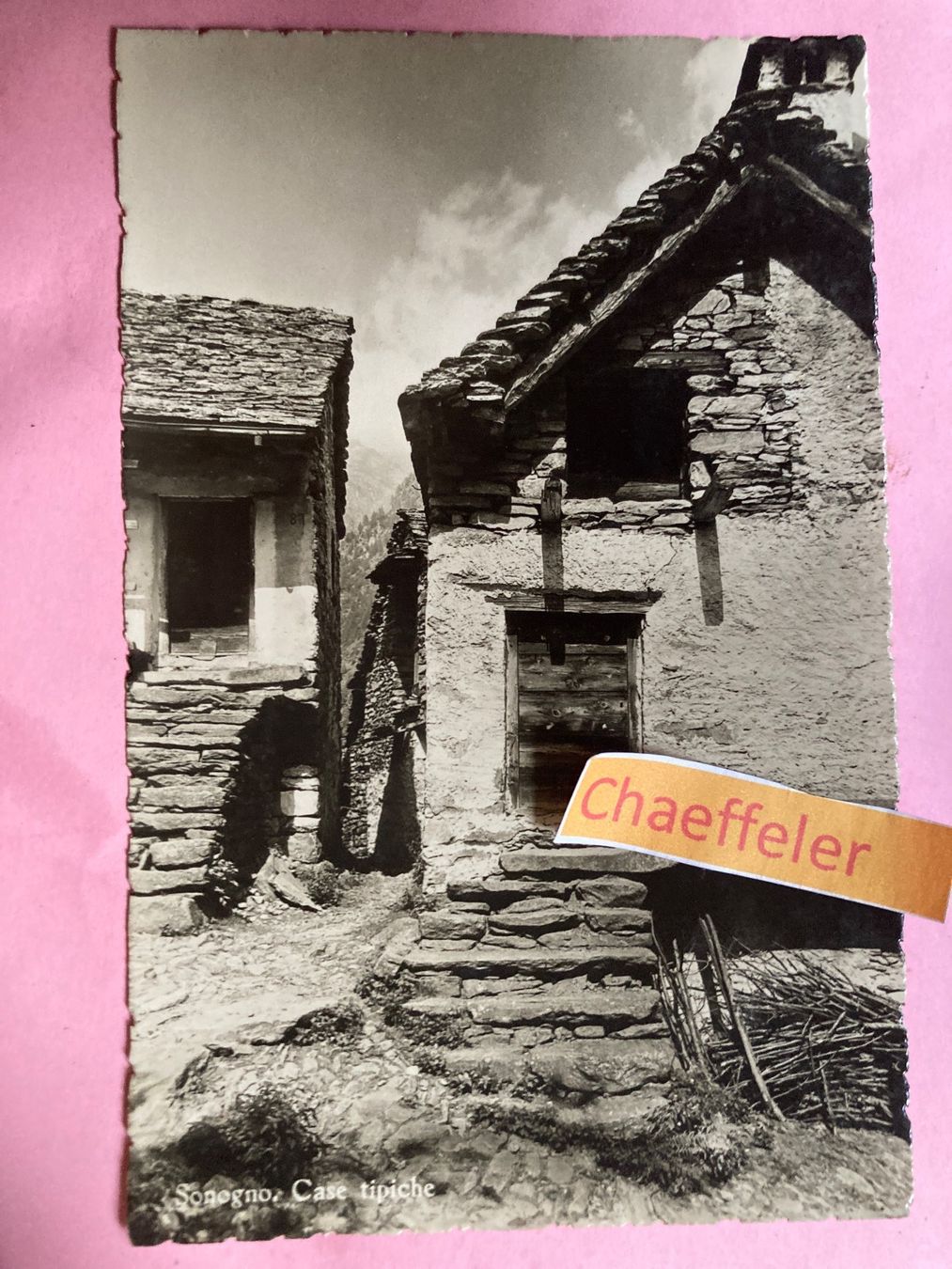 Cartes postales: Sonogno, Case tipiche – D'occasion à Zürich par Chaeffeler
