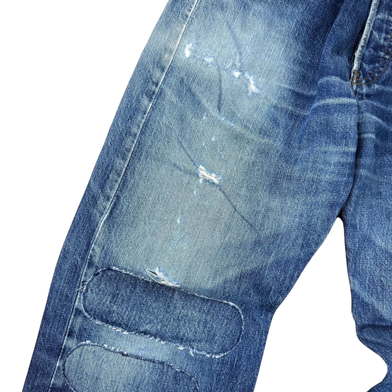Levi's Jeans: Vintage Levi's 501 Patchwork Jeans  - M – Gebraucht aus Herisau von 1asupply 5