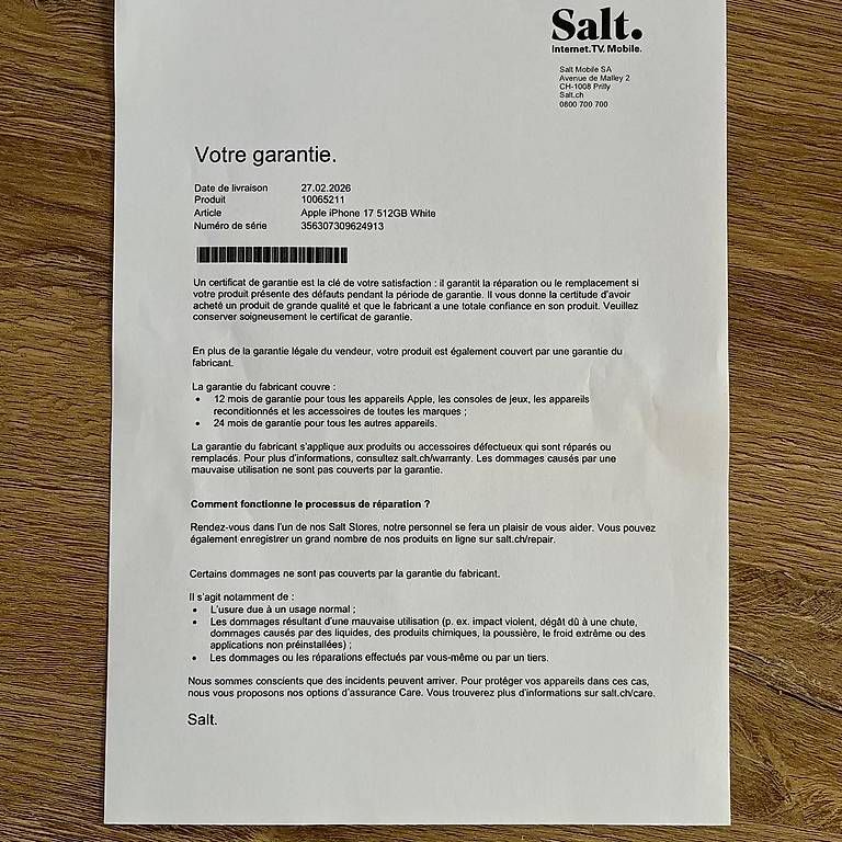 Telefoni cellulari / Smartphones: iPhone 17 512 GB – Usato da Niederscherli venduto da Fati63 2