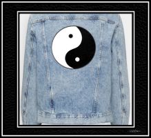 Rücken-Aufnäher - Back Patch *Yin Yang*