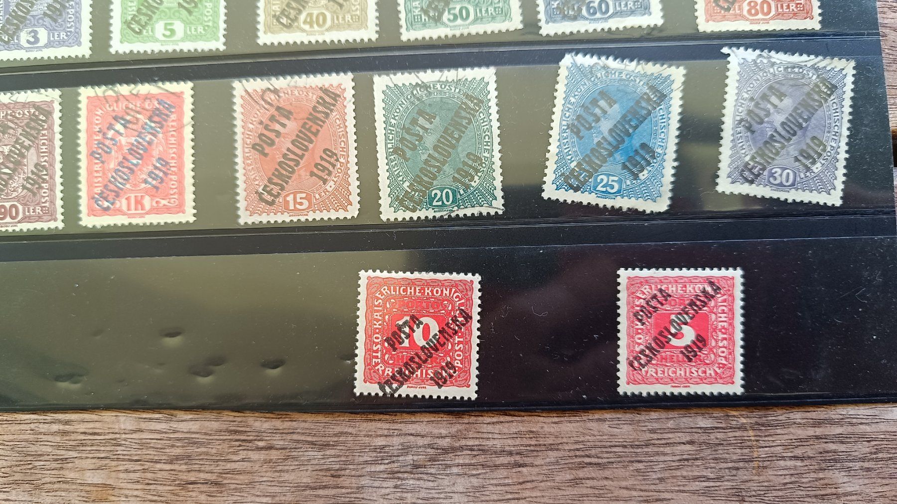 Alle Briefmarken: Briefmarken Tschechoslowakei 1919 – Gebraucht aus Fischingen von Mkr81 1