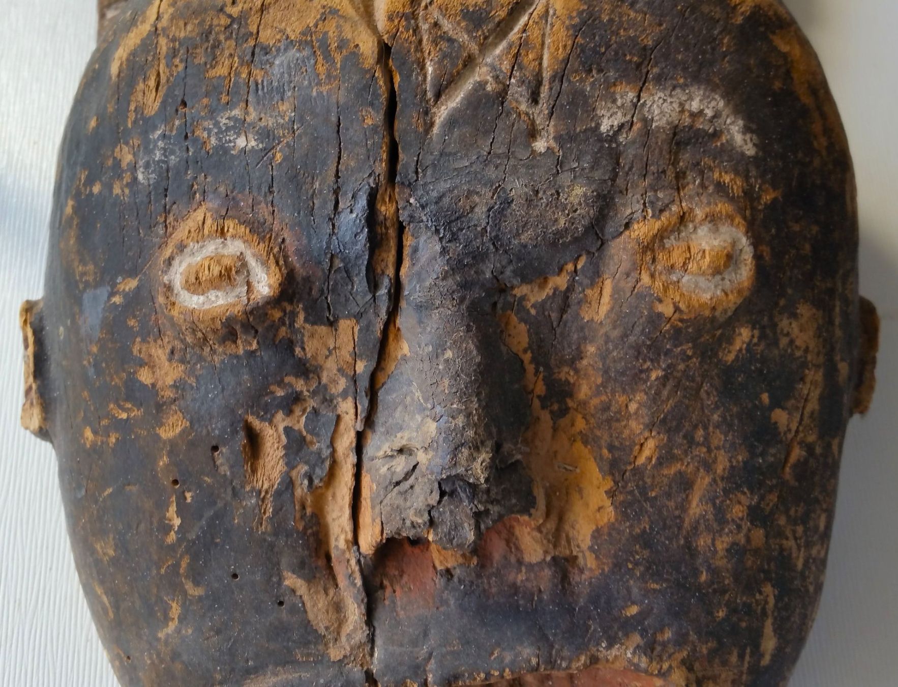Internationale Kunst: Afrika: Mblo Portrait Maske, Holz 39cm hoch, 1930-70er-Jahre – Gebraucht aus Oberriet SG von Krishna111 2