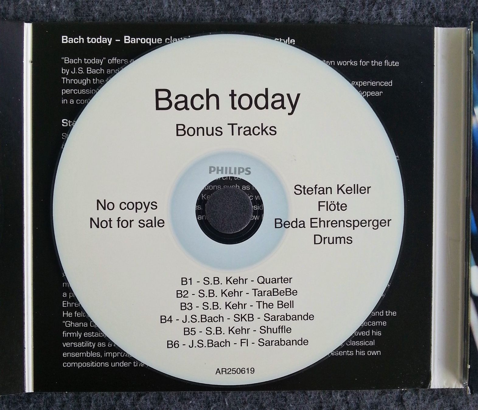 CD: Doppel CD Stefan Keller & Beda Ehrensperger, signiert - Jazz – Usato da Oberriet SG venduto da Atir47 5