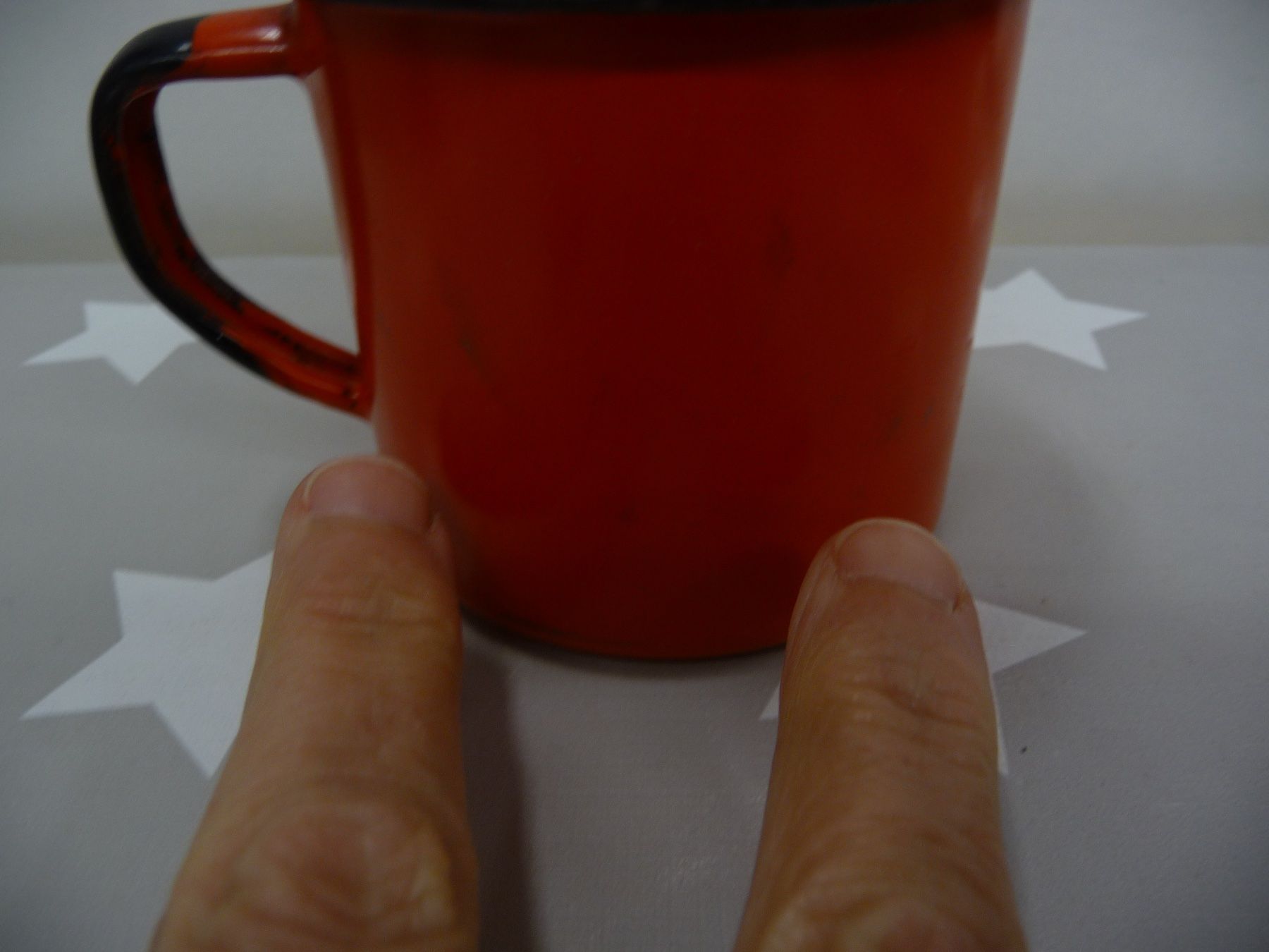 Tazze: Emaille Tasse rot – Usato da Rafz venduto da Powacaddy 3