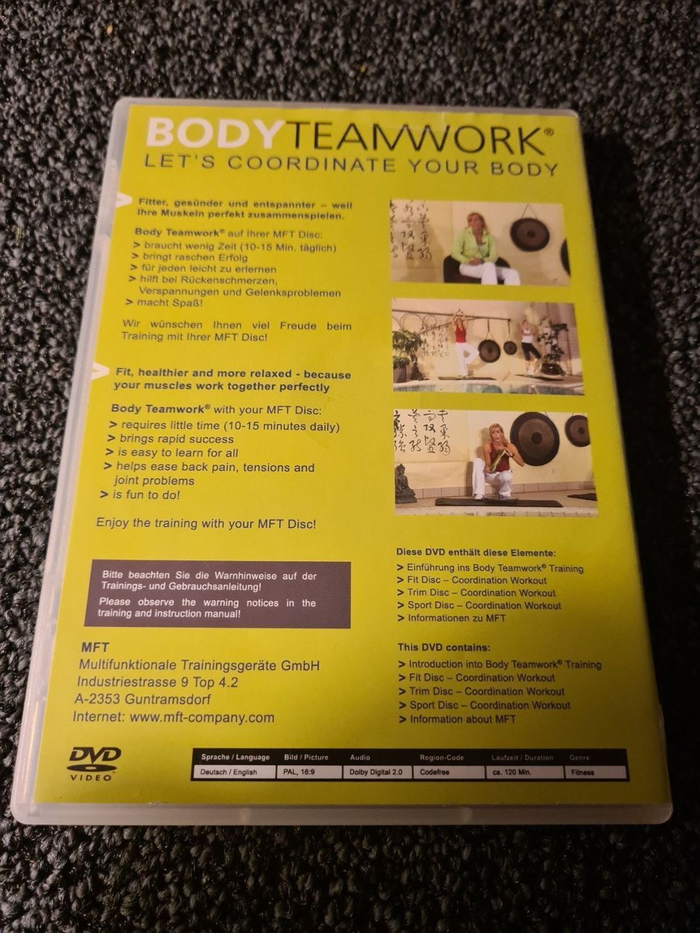 Tutti i DVDs: BODY TEAIVWORK(9075) – Usato da Ruswil venduto da M71 1