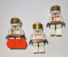 3 Stück Lego Figuren Space Astronaut Rarität.