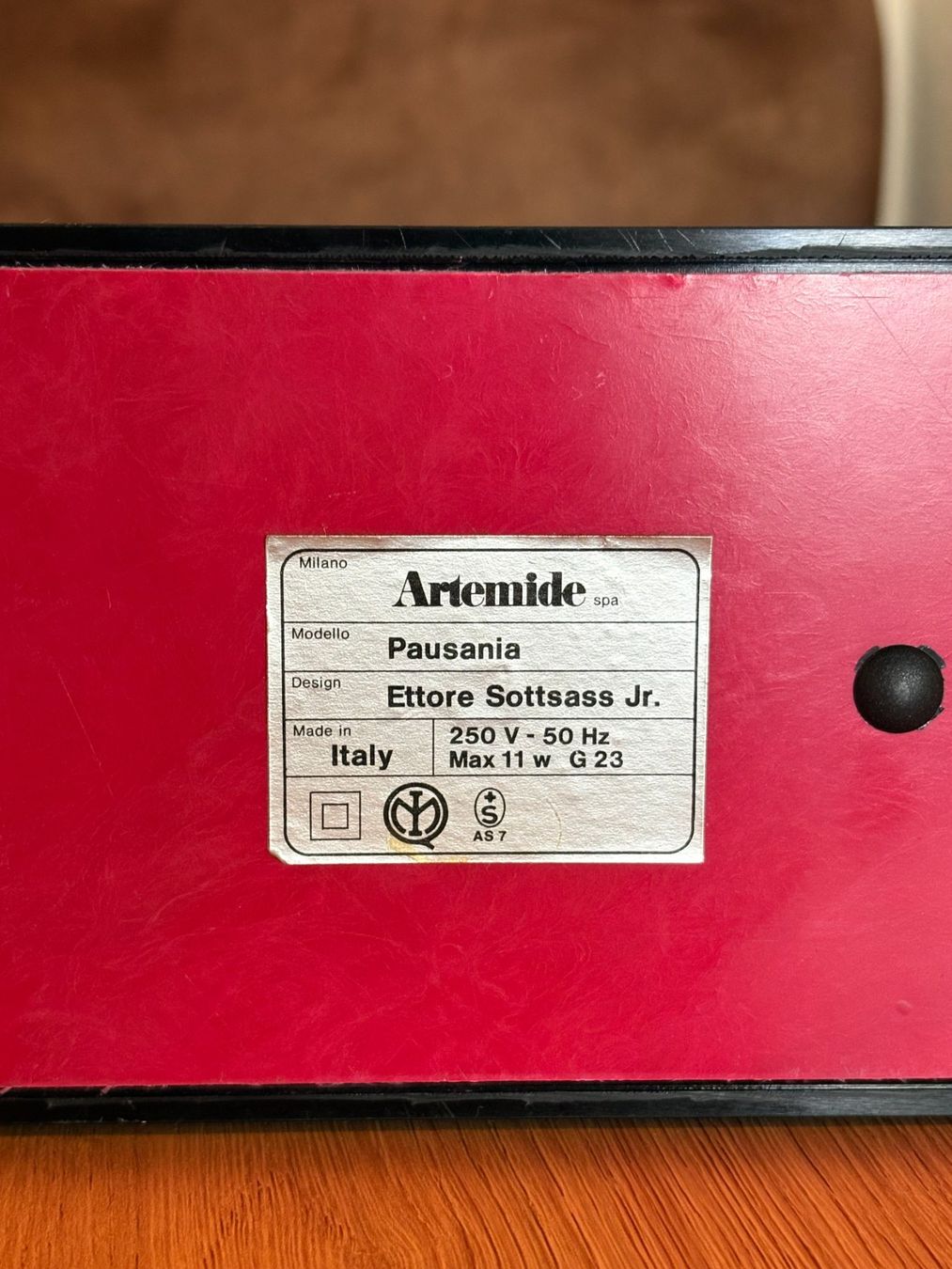 Artemide Lampen: LAMPE ARTEMIDE PAUSANIA – Gebraucht aus Moutier von Vintage-signature 9
