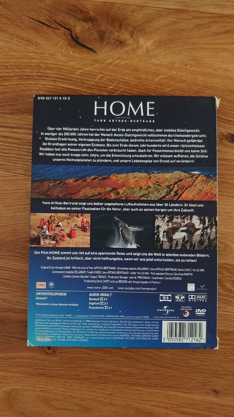 Tutti i DVDs: HOME – Usato da Pfäffikon SZ venduto da Wild0 1