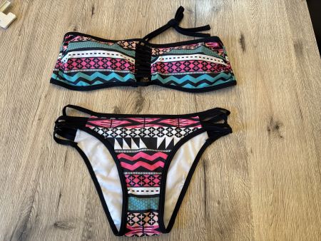 Bikini Gr. L Sommerbad Muster Badespass ☀️ Top Zustand!