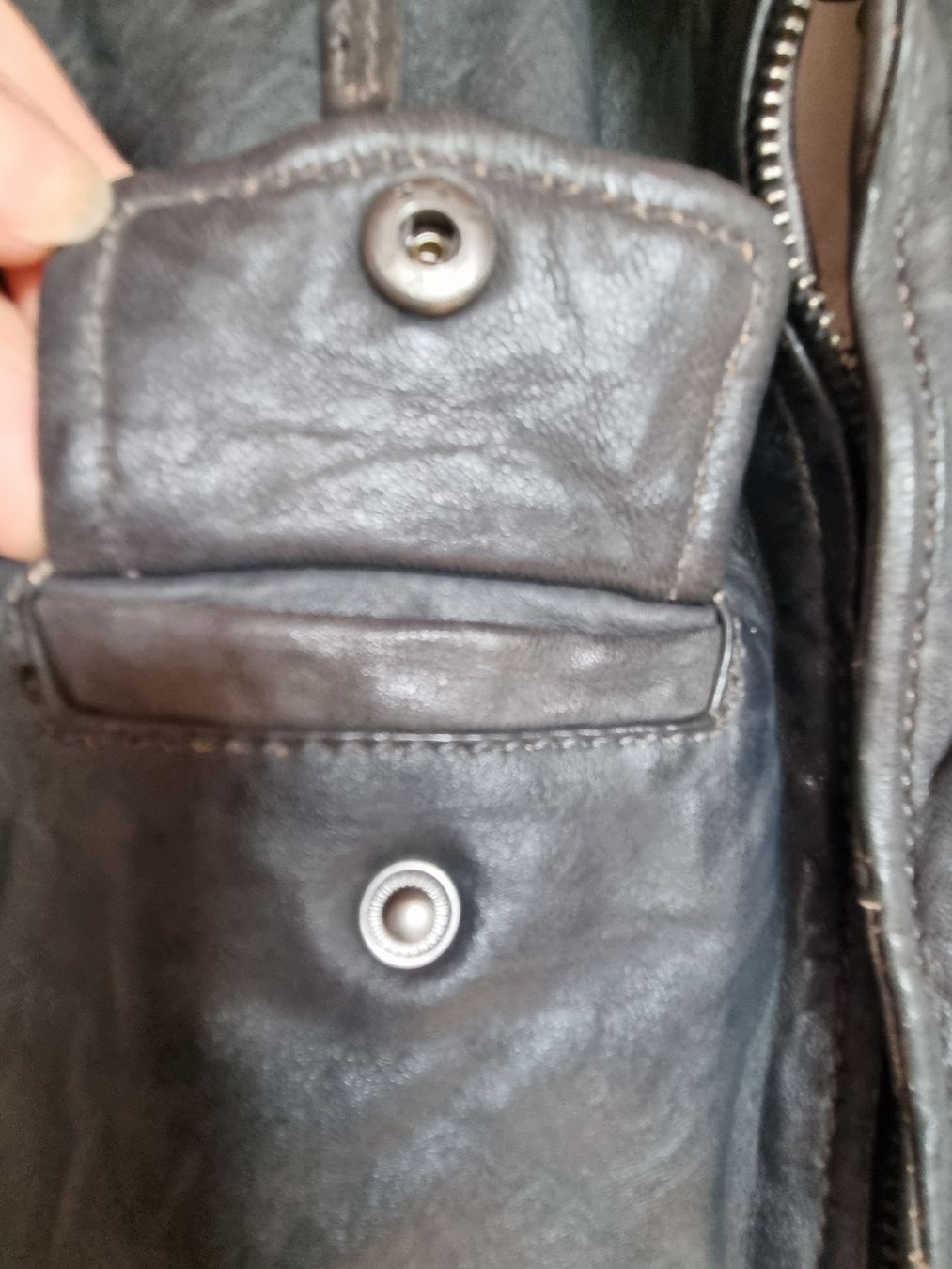 Giacche: Designer Leder-Jacke Grösse XS anthrazit – Nuovo (secondo la descrizione) da Heiden venduto da jaguar85 3