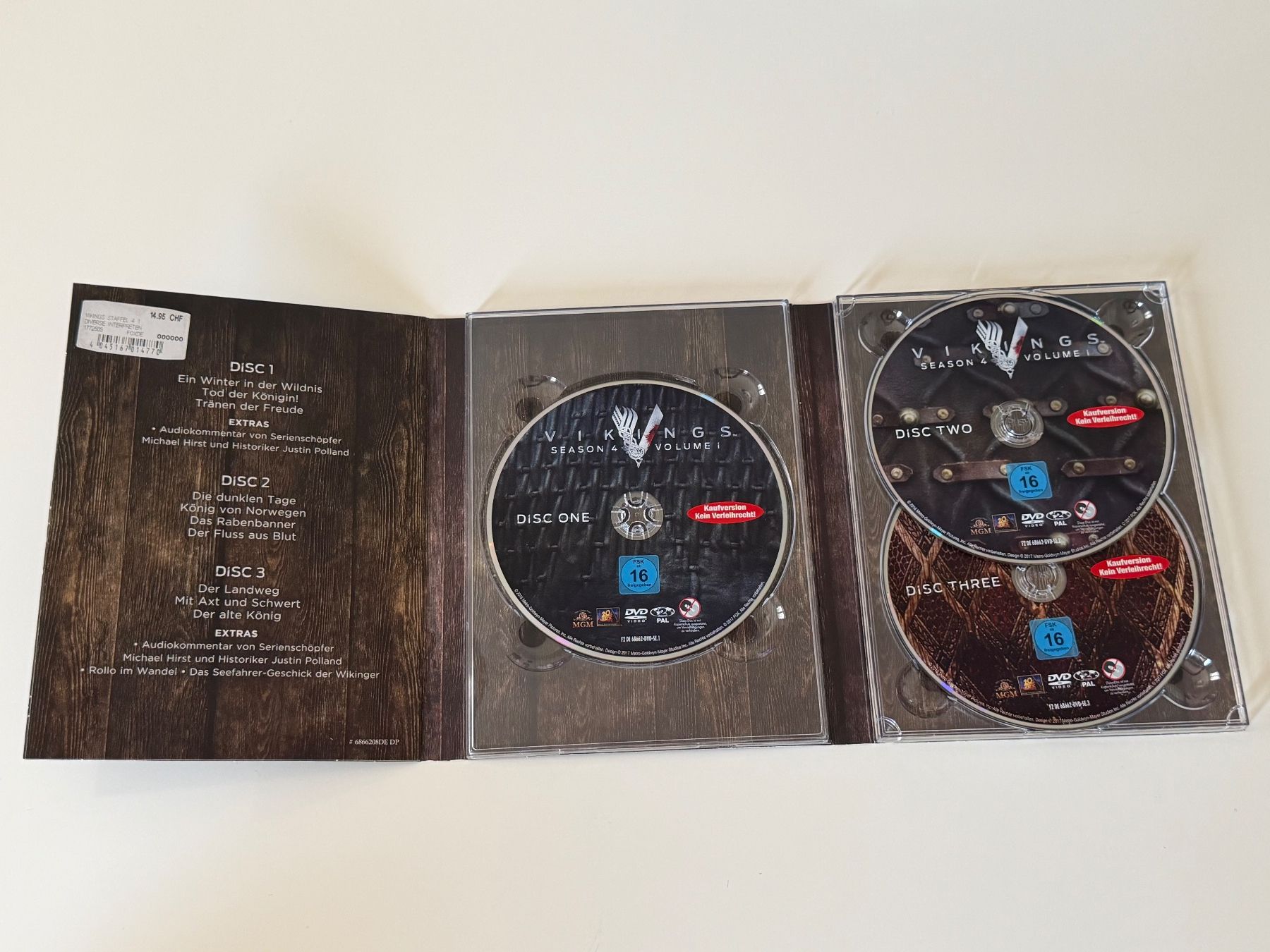 Tutti i DVDs: Vikings Staffel 4 Volume 1 DVD – Usato da Altstätten SG venduto da sheamus 2