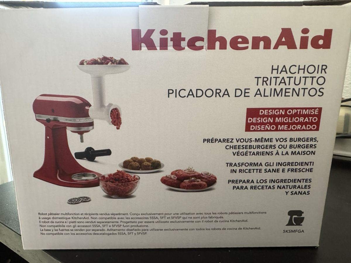 Kitchenaid Elettrodomestici da cucina: KitchenAid Fleischwolf zusatz Set – Nuovo e nell'imballaggio originale da Thun venduto da Timbryan 1