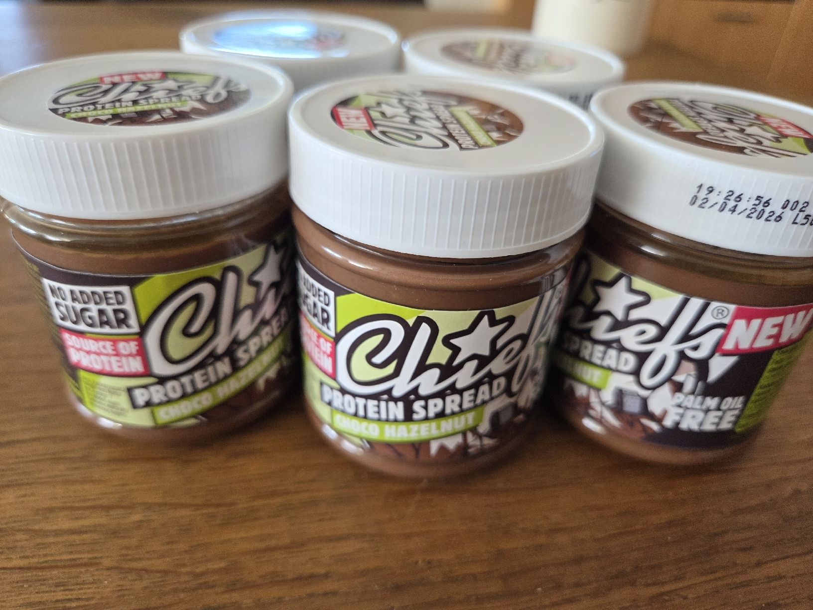 Lebensmittel & Spezialitäten: Chiefs Protein Spread Choco Hazelnut, Neu, 5 Stk! – Neu und originalverpackt aus Grosswangen von -MoNa-LiSa-