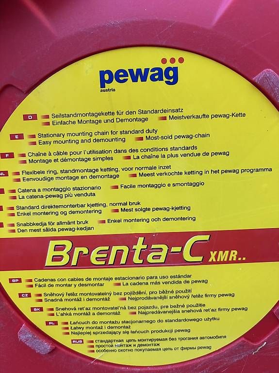 Catene da neve: Chaînes neige Pewag Brenta-C XMR  réf. 279 – Usato da Jussy venduto da bru_xl8z 2