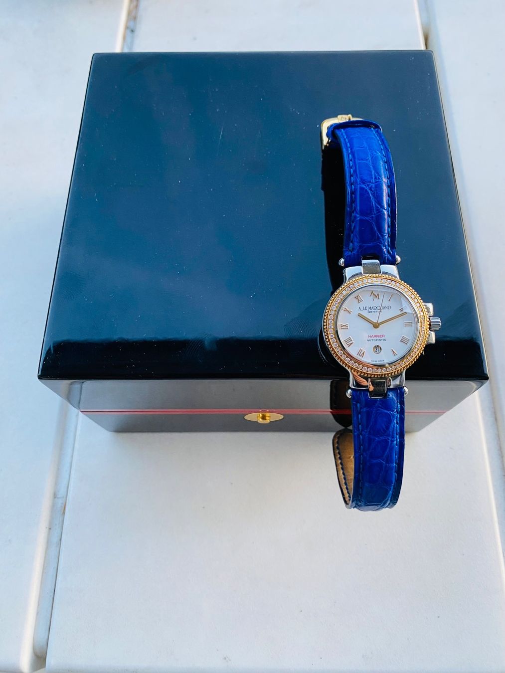 André Le Marquand Uhren: A. Le Marquand - Harrier Automatic - Gold 18k bezel Diamonds – Gebraucht aus Küsnacht ZH von Pedramy 2