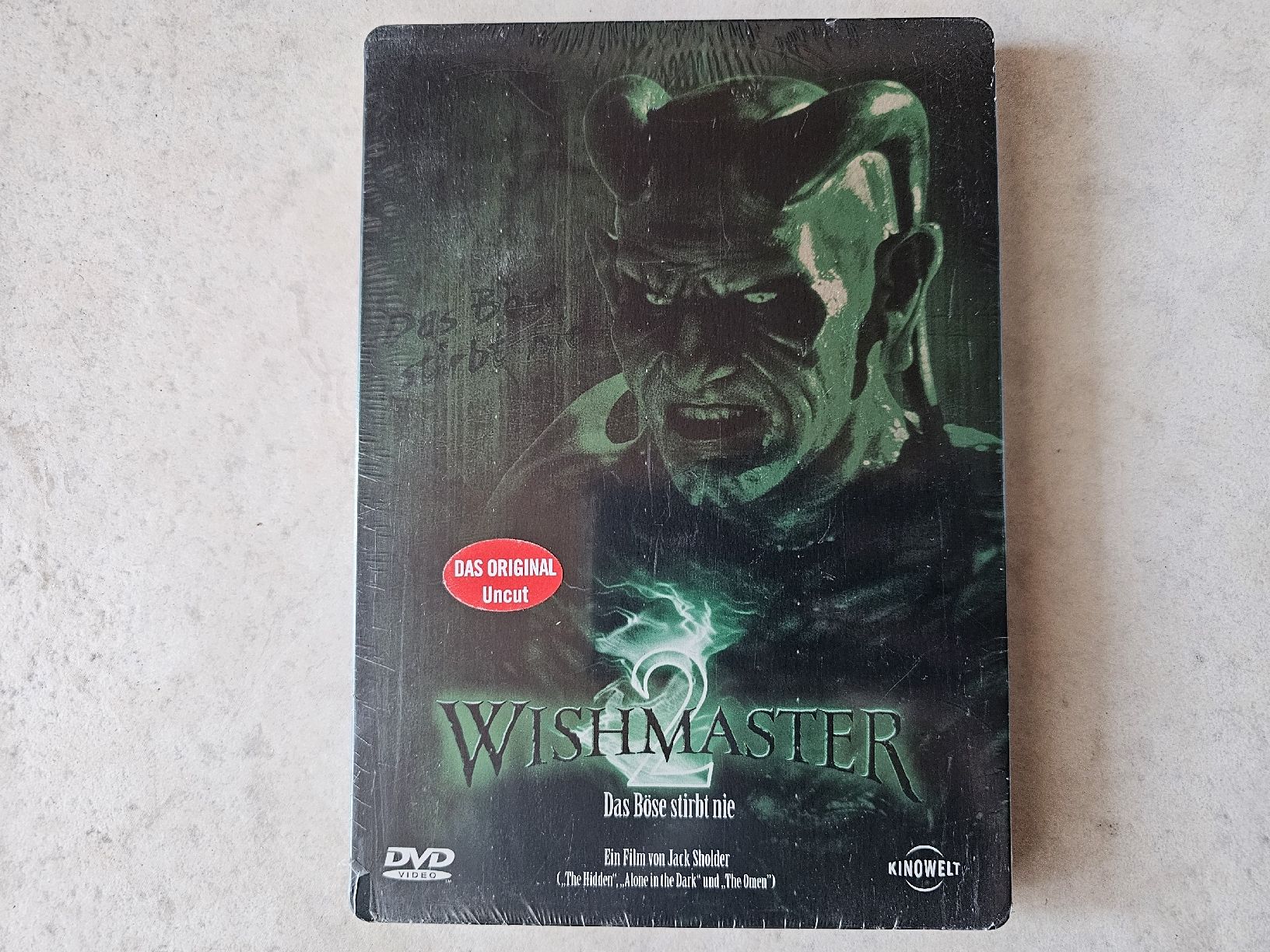 Tutti i DVDs: Wishmaster 2  /  Steelbook Uncut  Fabrikneu – Nuovo e nell'imballaggio originale da Schneisingen venduto da backstore24
