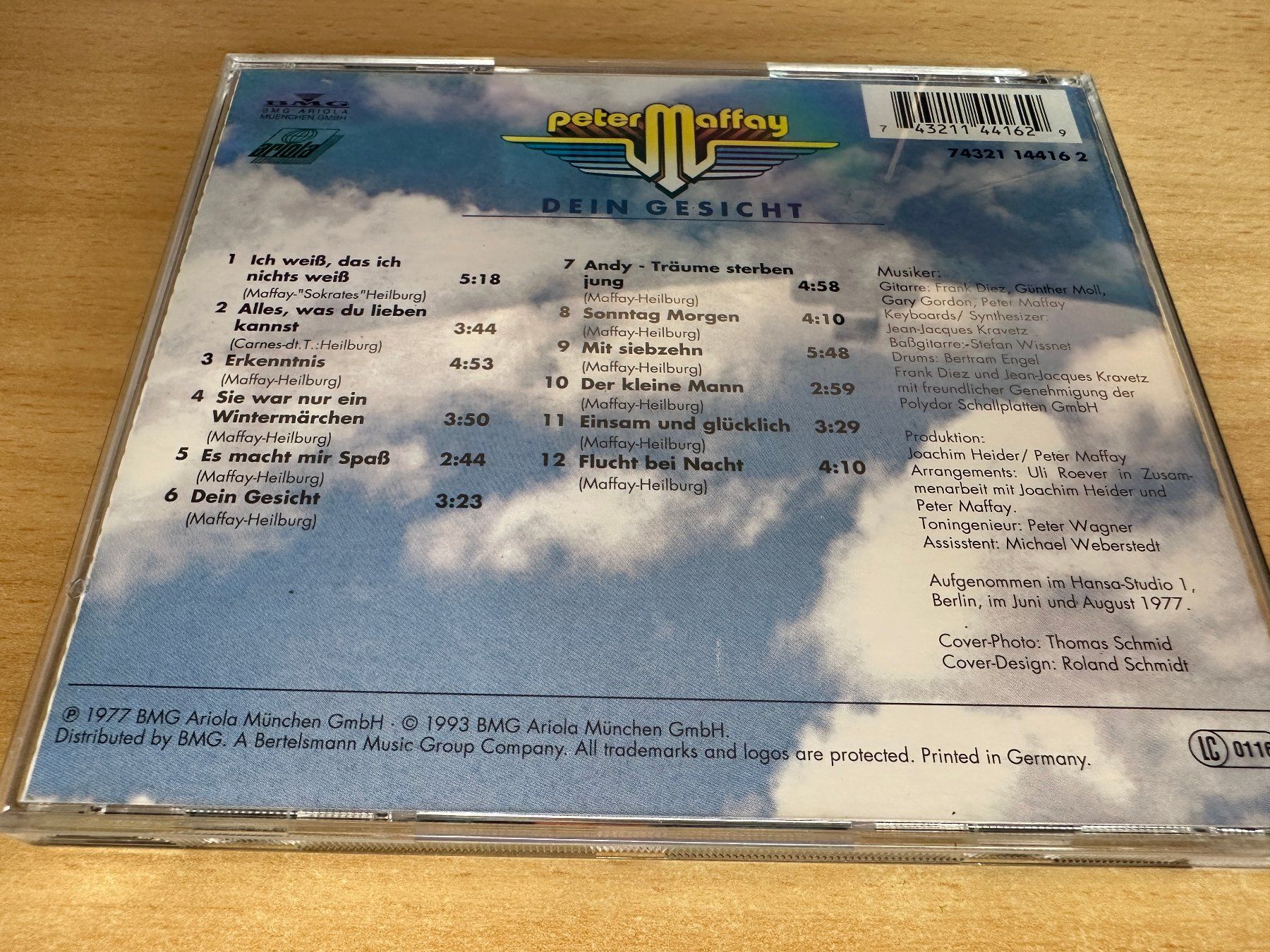 CD: Peter Maffay – Dein Gesicht – Usato da Rikon im Tösstal venduto da Alpenmutz 1
