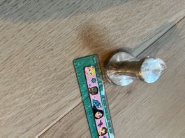 4 silber farbige Schranktür Knauf / Hacken