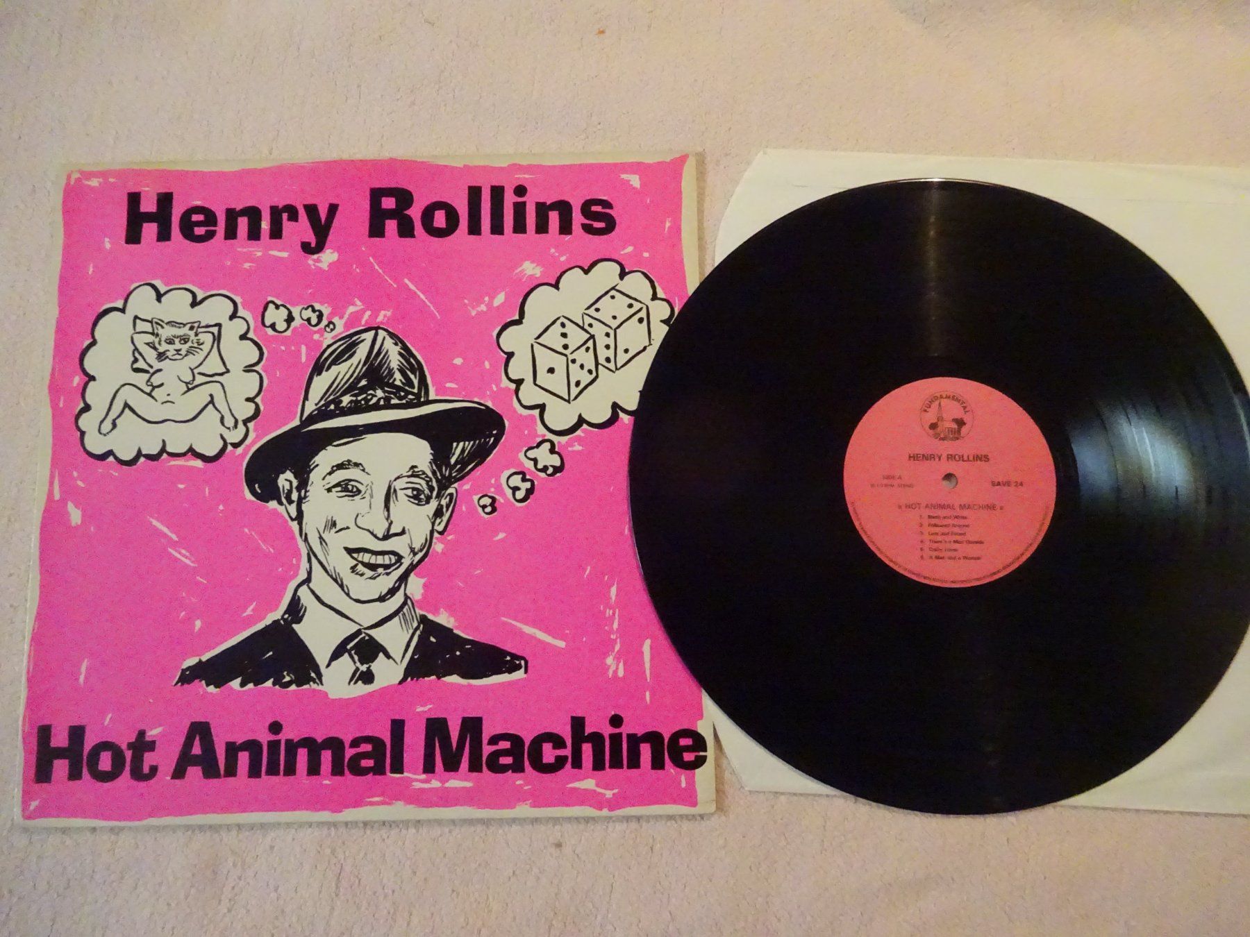 Schallplatten: HENRY ROLLINS ** HOT ANIMAL MACHINE – Gebraucht aus Luzern von xrayspex99 1