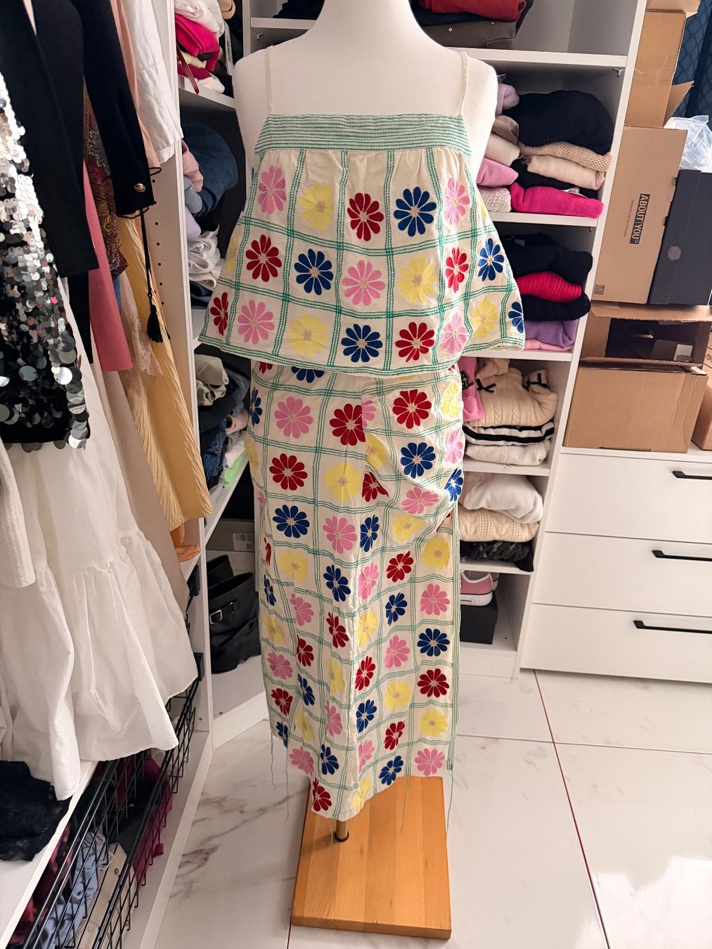 Zara Kleiderpakete: Boho multi-coloured floral print Zara 2-teiler gr M – Gebraucht aus Arch von ellaisa84 3