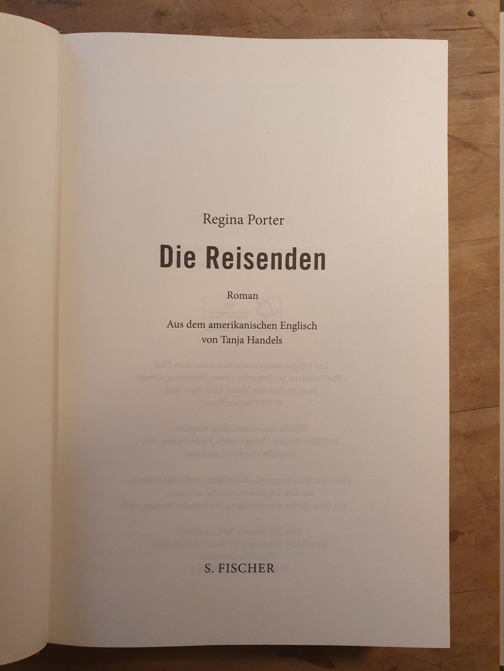 Libri: Die Reisende Regina Porter Fischer – Usato da Zürich venduto da loosebone 2