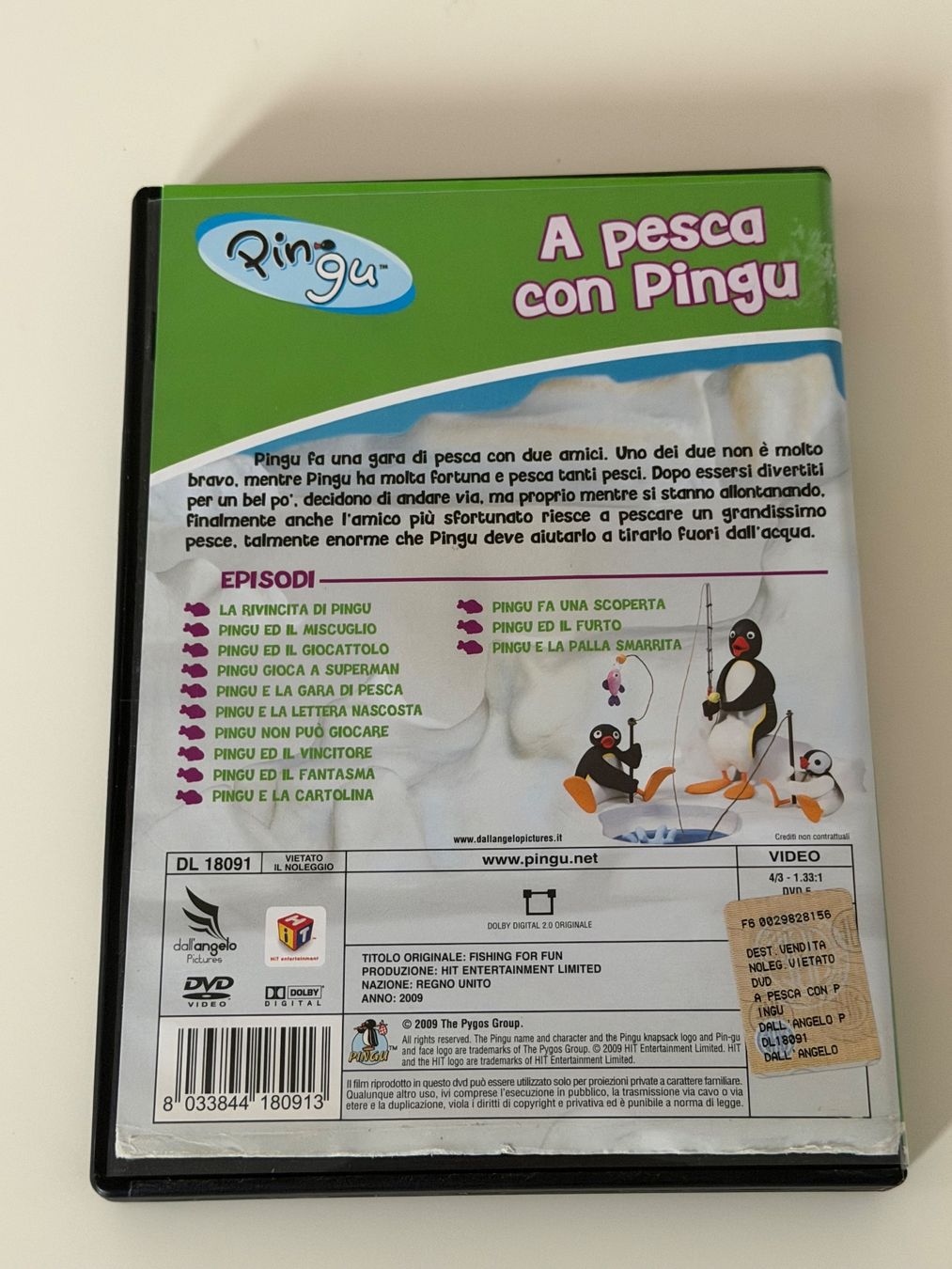 Tutti i DVDs: Pingu DVD "A pesca con Pingu" Italienische Version – Usato da Altstätten SG venduto da sheamus 1