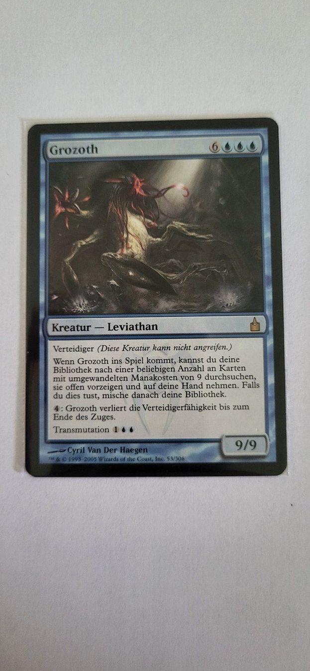 Magic The Gathering Sammelbilder & Trading cards: MTG – Grozoth – Gebraucht aus Münsingen von Heroism2010